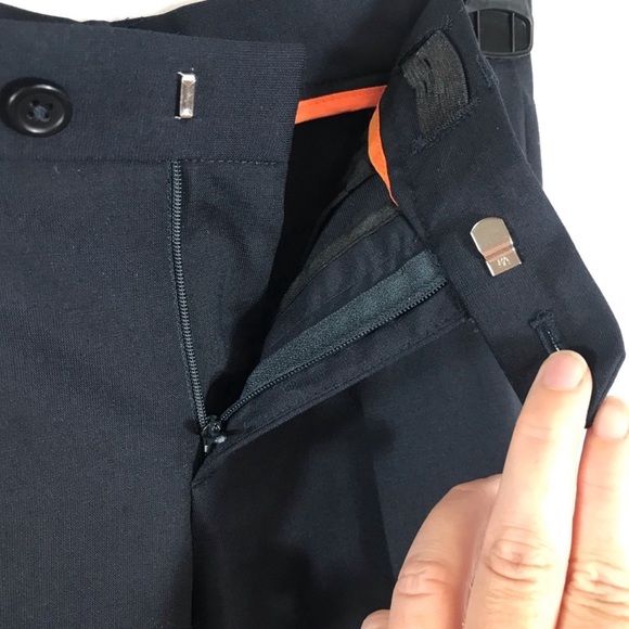 Tallia Boys Solid Navy Wool Blend Suit Size 6 - Picture 6 of 8